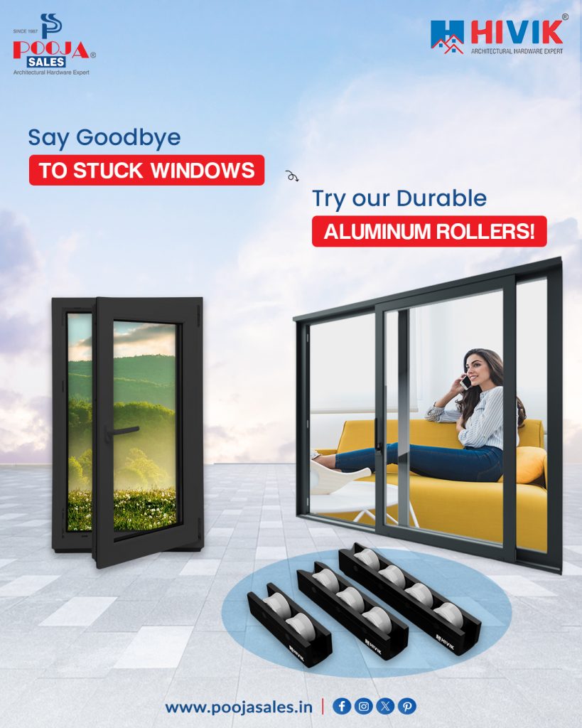 aluminium window rollers