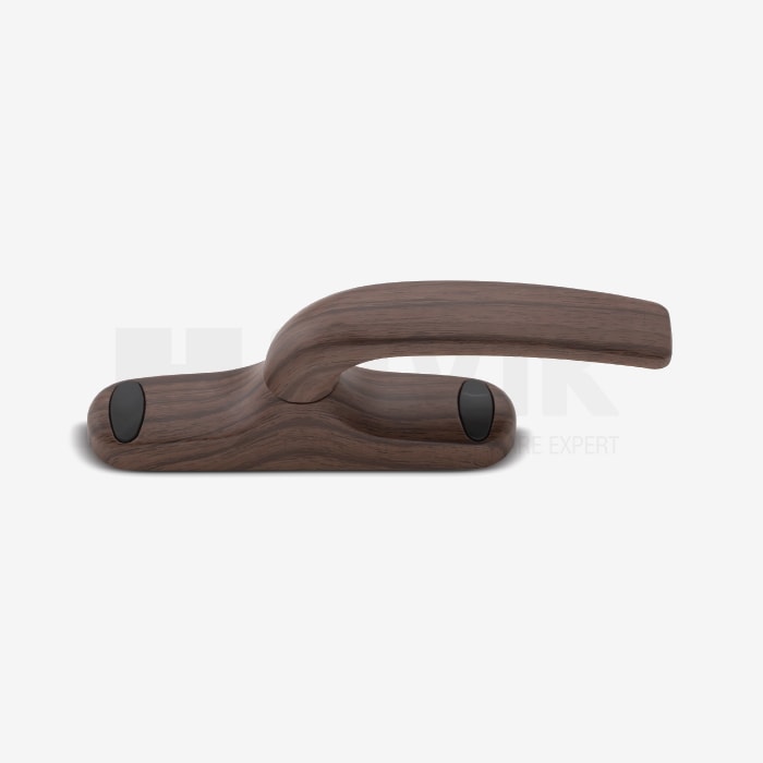 HIVIK-1 CREMONE HANDLE DARK WOOD FINISH